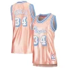Ottimo Delizioso Shaquille O'Neal Los Angeles Lakers Women's 75th Anniversary Rose Gold 1996 Swingman Jersey Pink
