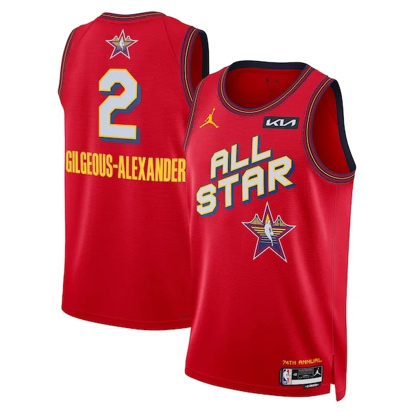 Stupendo Shai Gilgeous Alexander Nike Unisex 2025 NBA All Star Game Swingman Player Jersey Red
