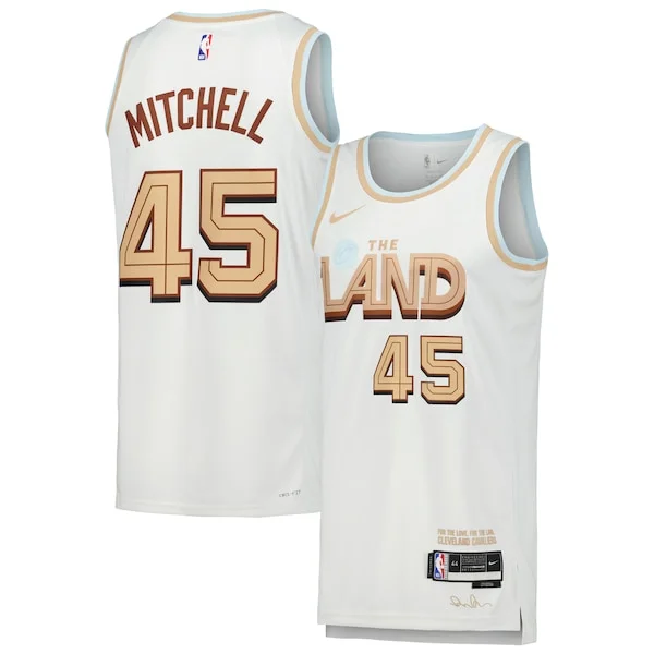 Elegante Resistente Stupendo Donovan Mitchell Cleveland Cavaliers Nike Swingman Player Jersey City Edition White