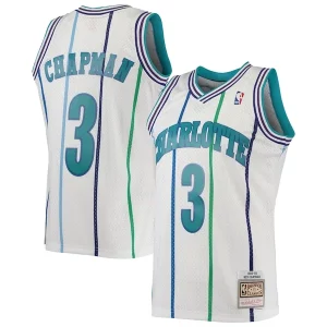 Incantevole Raffinato Classico Rex Chapman Charlotte Hornets 1988/89 Hardwood Classics Swingman Jersey White
