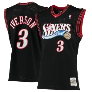 Gorgeous Fascinante Sofisticato Allen Iverson Philadelphia 76ers 2000/01 Hardwood Classics Swingman Jersey Black