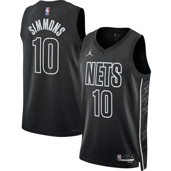 Classico Fantastico Moderno Ben Simmons Brooklyn Nets Jordan Brand Unisex Swingman Jersey Statement Edition Black