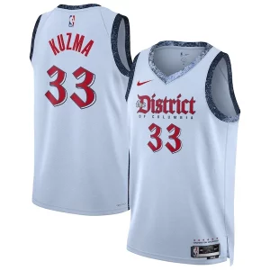 Lussuoso Kyle Kuzma Washington Wizards Nike Unisex 2024/25 Swingman Player Jersey City Edition Powder Blue