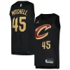 Attraente Gorgeous Donovan Mitchell Cleveland Cavaliers Jordan Brand Swingman Player Jersey Statement Edition Black