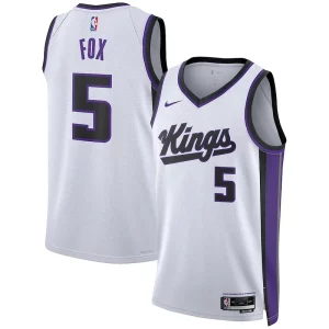 Versatile Prestigioso Gorgeous De'Aaron Fox Sacramento Kings Nike Unisex Swingman Jersey Association Edition White