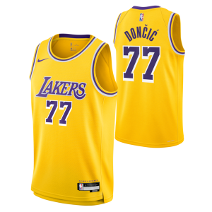 Incantevole Luka Dončić Los Angeles Lakers Nike Unisex Swingman Jersey Icon Edition Gold