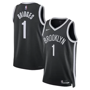 Fantastico Mikal Bridges Brooklyn Nets Nike Unisex Swingman Jersey Icon Edition Black