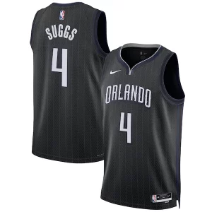 Ottimo Attraente Jalen Suggs Orlando Magic Nike Unisex 2022/23 Swingman Jersey City Edition Black