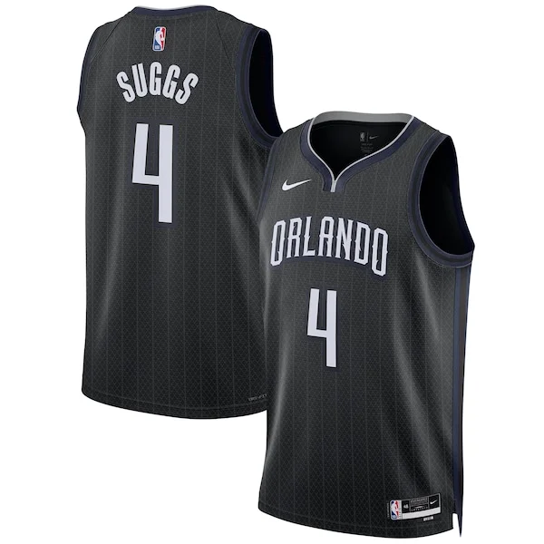Ottimo Attraente Jalen Suggs Orlando Magic Nike Unisex 2022/23 Swingman Jersey City Edition Black