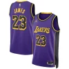 Bellissimo Fascinante LeBron James Los Angeles Lakers Jordan Brand Unisex Swingman Jersey Statement Edition Purple