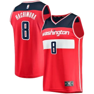 Attraente Rui Hachimura Washington Wizards Replica Fast Break Jersey Red Icon Edition