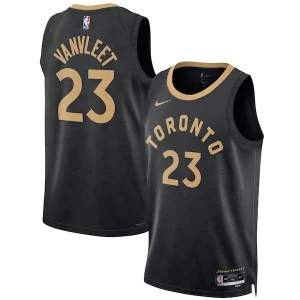 Meraviglioso Ottimo Fred VanVleet Toronto Raptors Nike Unisex 2022/23 Swingman Jersey City Edition Black