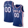 Classico Raffinato Philadelphia 76ers Nike Unisex 2022/23 Swingman Custom Jersey Royal Icon Edition