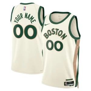 Sofisticato Boston Celtics Nike Unisex 2023/24 Custom Swingman Jersey White City Edition