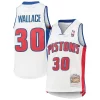 Cool Rasheed Wallace Detroit Pistons Youth 2003/04 Hardwood Classics Swingman Jersey White