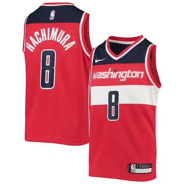 Incantevole Elegante Duraturo Rui Hachimura Washington Wizards Nike Youth Team Swingman Jersey Red