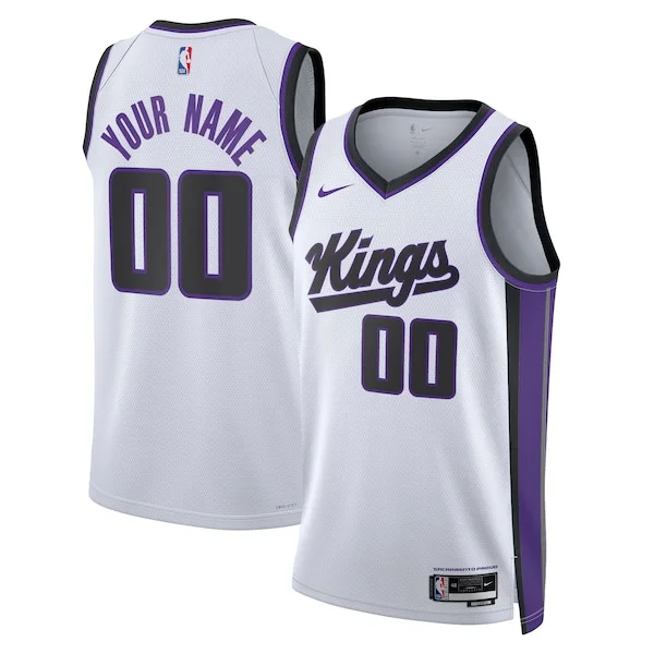 Trendy Sacramento Kings Nike Unisex Swingman Custom Jersey Association Edition White