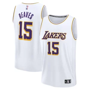 Comodo Raffinato Fantastico Austin Reaves Los Angeles Lakers Youth Fast Break Replica Player Jersey Association Edition White