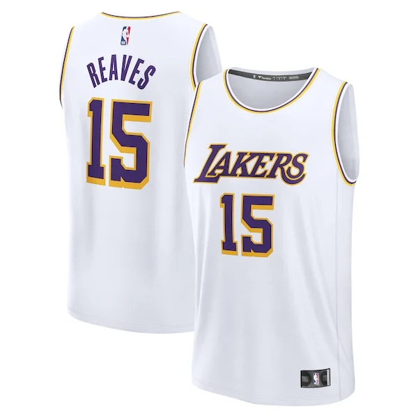 Comodo Raffinato Fantastico Austin Reaves Los Angeles Lakers Youth Fast Break Replica Player Jersey Association Edition White