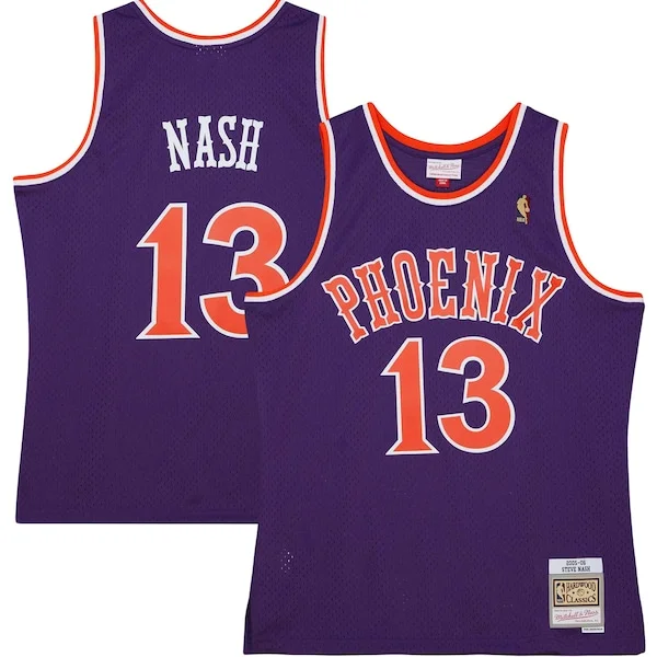 Pratico Steve Nash Phoenix Suns 2001/02 Hardwood Classics Swingman Jersey Purple/White