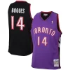 Fascinante Comodo Muggsy Bogues Toronto Raptors 2001/02 Hardwood Classics Swingman Jersey Purple