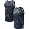 Cool Fantastico Tim Duncan San Antonio Spurs Hardwood Classics 1998/99 Tie Dye Swingman Jersey Black
