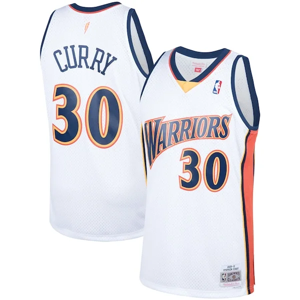 Robusto Elegante Stephen Curry Golden State Warriors Hardwood Classics Swingman Jersey White