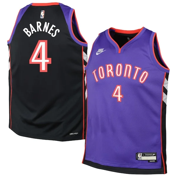 Fantastico Carino Gorgeous Scottie Barnes Toronto Raptors Nike Youth 2024/25 Swingman Jersey Purple Classic Edition