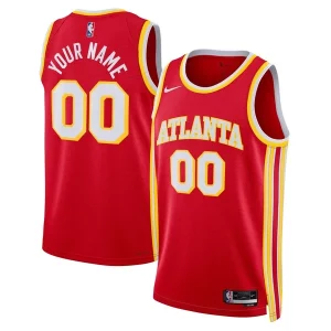 Meraviglioso Moderno Atlanta Hawks Nike Unisex Swingman Custom Jersey Red Icon Edition