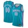 Splendido Raffinato Cool Charlotte Hornets Jordan Brand Unisex 2023/24 Custom Swingman Jersey Classic Edition Teal