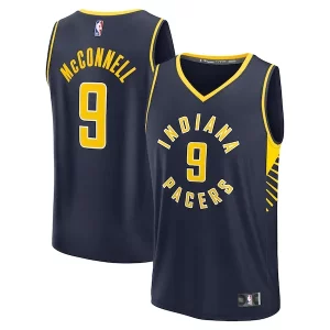Carino Raffinato T.J. McConnell Indiana Pacers Fast Break Replica Player Jersey Icon Edition Navy