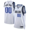 Delizioso Carino Dallas Mavericks Nike Unisex Swingman Custom Jersey White Association Edition