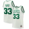 Magnifico Larry Bird Boston Celtics Hardwood Classics 1985/86 Swingman Jersey White/Kelly Green