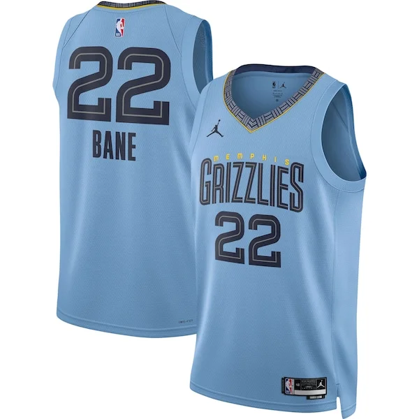 Attraente Gorgeous Lussuoso Desmond Bane Memphis Grizzlies Jordan Brand Unisex Swingman Jersey Statement Edition Light Blue