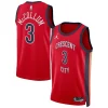 Sofisticato CJ McCollum New Orleans Pelicans Jordan Brand Unisex Swingman Jersey Statement Edition Red