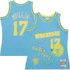 Sofisticato Ottimo Incantevole Chris Mullin Golden State Warriors 1993/94 Swingman Sidewalk Sketch Jersey Light Blue