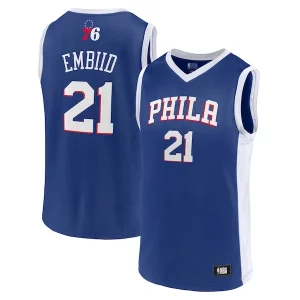 Resistente Meraviglioso Lussuoso Men's Joel Embiid Royal Philadelphia 76ers Player Jersey