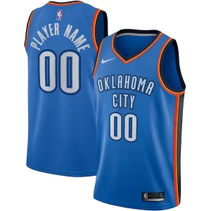 Ottimo Oklahoma City Thunder Nike Swingman Custom Jersey Blue Icon Edition