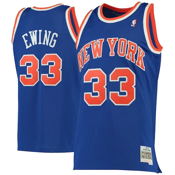 Incantevole Patrick Ewing New York Knicks 1991/92 Hardwood Classics Swingman Jersey Blue