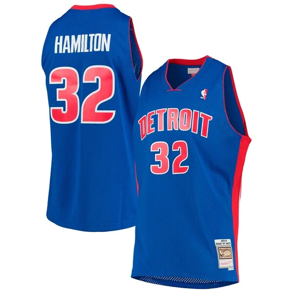 Raffinato Meraviglioso Resistente Richard Hamilton Detroit Pistons 2003/04 Hardwood Classics Swingman Jersey Blue