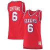 Meraviglioso Julius Erving Philadelphia 76ers Women's 1982/83 Hardwood Classics Swingman Jersey Red