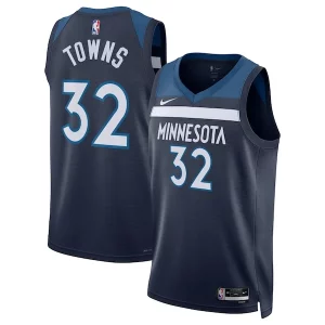 Carino Karl Anthony Towns Minnesota Timberwolves Nike Unisex Swingman Jersey Icon Edition Navy