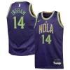 Sofisticato Brandon Ingram New Orleans Pelicans Nike Youth 2024/25 Swingman Player Jersey City Edition Purple