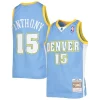Trendy Carmelo Anthony Denver Nuggets Youth 2003 04 Hardwood Classics Swingman Jersey Powder Blue