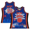 Ottimo Attraente Elegante New York Knicks x Tats Cru Hardwood Classics Fashion Jersey Blue