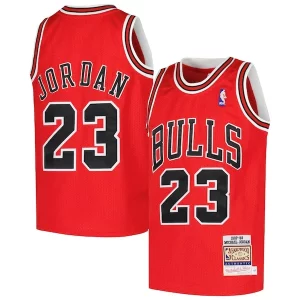 Splendido Trendy Magnifico Michael Jordan Chicago Bulls Youth Hardwood Classics 1997/98 Authentic Jersey Red