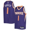 Moderno Devin Booker Phoenix Suns Nike Youth 2021/22 Diamond Swingman Jersey Icon Edition Purple