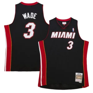 Cool Comodo Dwyane Wade Miami Heat Hardwood Classics Swingman Jersey Black