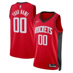 Accattivante Classico Houston Rockets Nike Unisex Swingman Custom Jersey Red Icon Edition