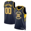 Accattivante Resistente Indiana Pacers Nike 2021/22 Diamond Swingman Custom Jersey Icon Edition Navy